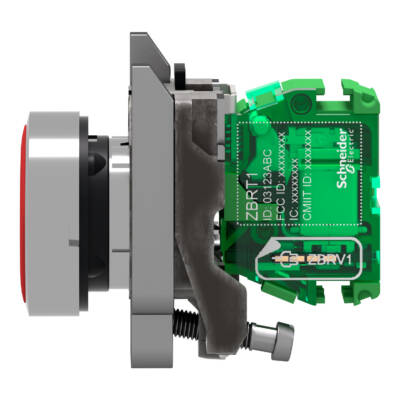 ZB4R transmitter complete, red cap - Schneider Electric - ZB4RTA4