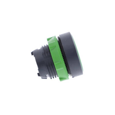 Push button head, plastic, flush, green, Ø22, spring return, unmarked - Schneider Electric - ZB5AA3