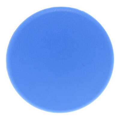 Mushroom push button head Ø40, plastic, blue, Ø22, spring return - Schneider Electric - ZB5AC6