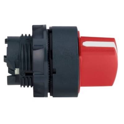 red selector switch head Ø22 2-position stay put - Schneider Electric - ZB5AD204