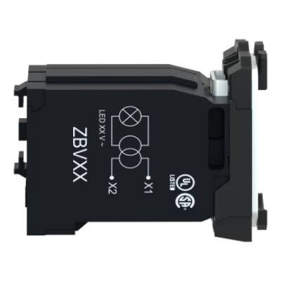 light block with body/fixing collar with BA9s incandesc. bulb 220...240V - Schneider Electric - ZB5AV4