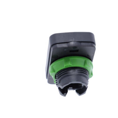 Illuminated double-headed push button head, plastic, Ø22, 1 white flush marked I + 1 pilot light + 1 black flush marked O - Schneider Electric - ZB5AW7A1721