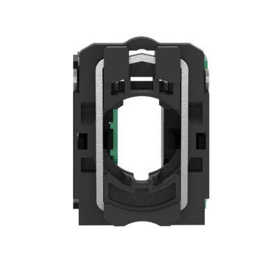 Complete body contact assembly, Harmony XB5, single contact, with fixing collar, plastic, 2NO, compact push in terminals - Schneider Electric - ZB5AZ1035