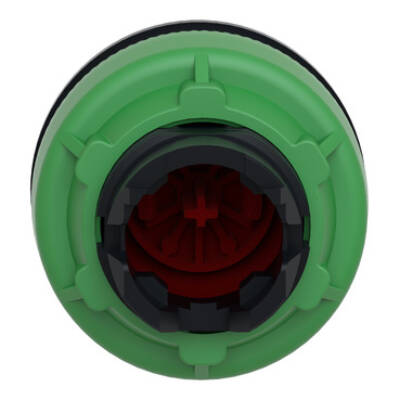 FLUSH MOUNTED RED PROJECTING PUSHBUTTON HEAD WHITE MARKED O - Schneider Electric - ZB5FL432