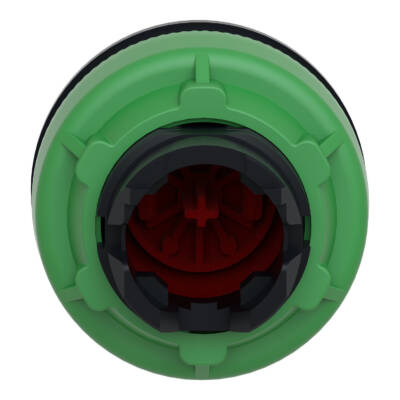 FLUSH MOUNTED RED PROJECTING PUSHBUTTON HEAD WHITE MARKED STOP - Schneider Electric - ZB5FL434