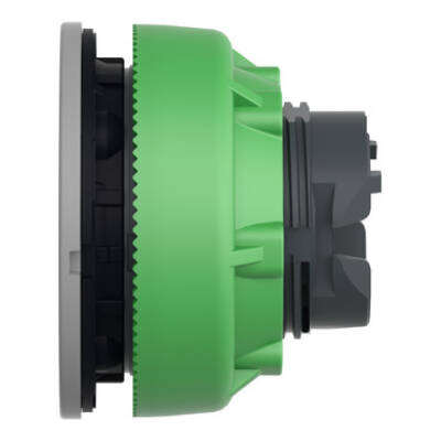 Head for pilot light, Harmony XB5, grey bezel, orange flush mounted, 30mm, universal LED, plain lens - Schneider Electric - ZB5FV053C0