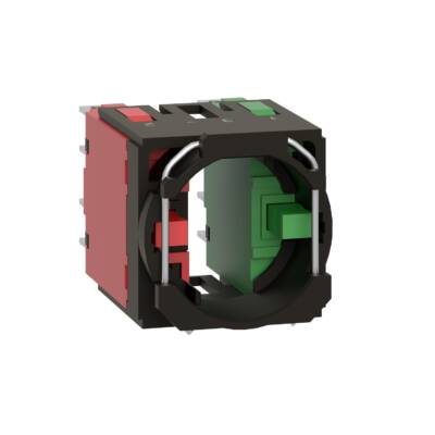 single contact block with body/fixing collar 1NO+1NC faston connector - Schneider Electric - ZB6Z5B