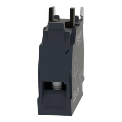 single contact block for head Ø22 1NO early make screw clamp terminal - Schneider Electric - ZBE201