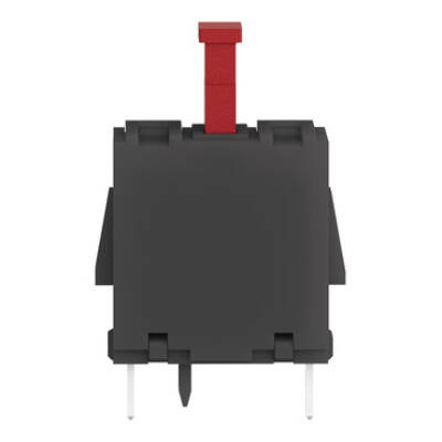 Harmony XB4, Single contact block, silver alloy, pins for printed circuit board, 1 NC - Schneider Electric - ZBE702