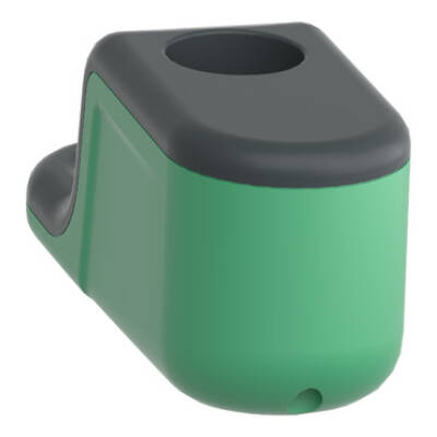 Harmony XB5R, Empty handy box for mobile use, plastic, green, 1 cut-out - Schneider Electric - ZBRM21