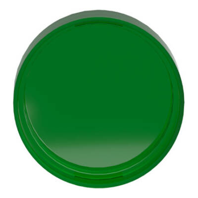 Head for pilot light, Harmony XB4, Harmony XB5, green, 22mm, universal LED, plain lens, unmarked - Schneider Electric - ZBV0133