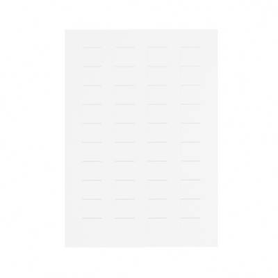 sheet of 40 unmarked legends 18 x 27 mm for legend holder 30 x 50 mm - Schneider Electric - ZBY5100