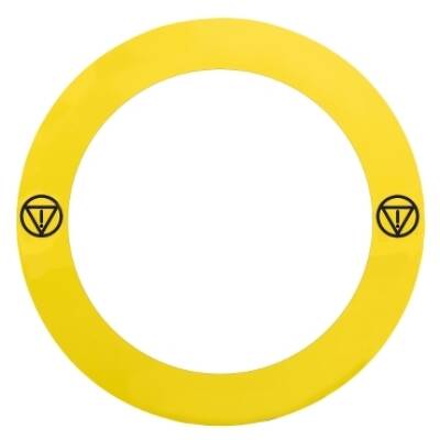 Marked legend, Harmony XB4, Harmony XB5, plate Ø 90 specific for ill. e.stop no text with logo - Schneider Electric - ZBY8L140