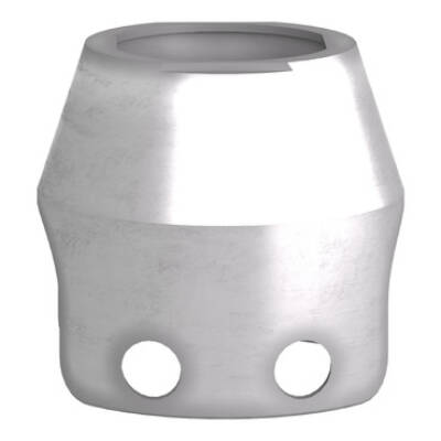 chromium plated metal padlockable guard for Ø40 mushroom head - Schneider Electric - ZBZ1600