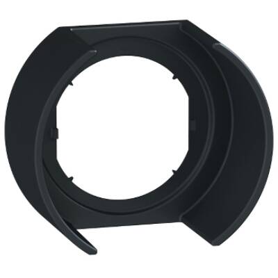 black plastic guard vertical mounting for harsh environment pushbutton - Schneider Electric - ZBZ1902