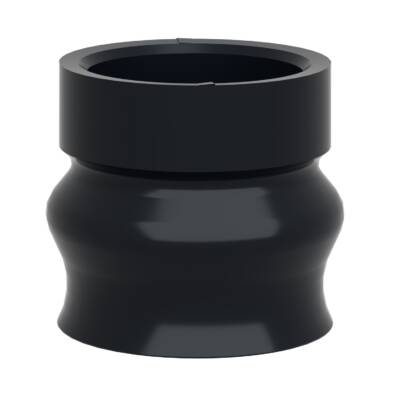 black bellow for Ø40 & Ø60 mushroom head pushbutton - Schneider Electric - ZBZ28