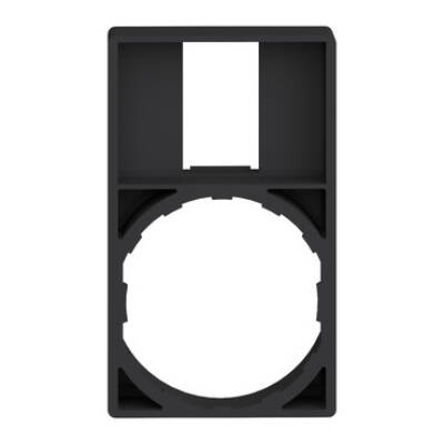 legend holder 30 x 50 mm with legend 18 x 27 mm unmarked - Schneider Electric - ZBZ35