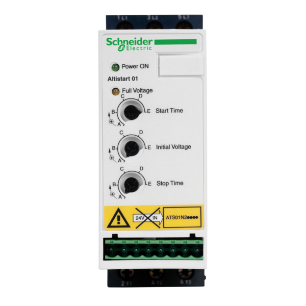 soft starter for asynchronous motor - ATS01 - 6 A - 380..415V - 1.5..3 KW - Schneider Electric - ATS01N206QN