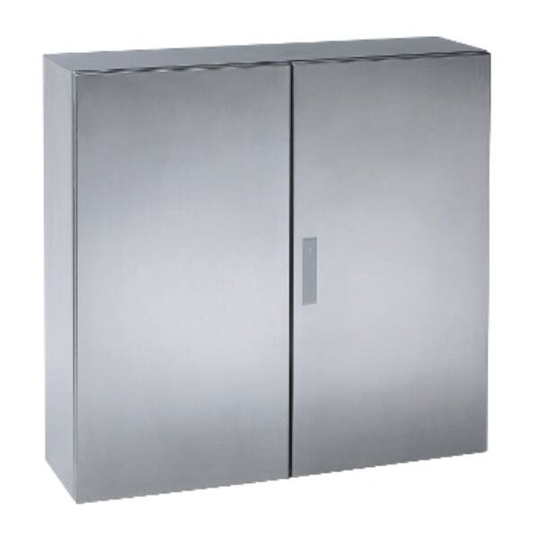 SPACIAL S3X stainless 316L, Scotch Brite® finish, H1000xW1000xD300 mm. - Schneider Electric - NSYS3X101030H