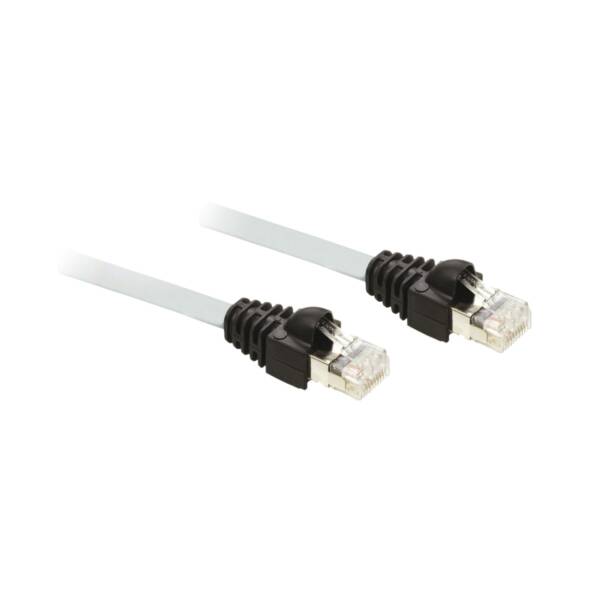 Ethernet ConneXium shielded twisted pair straight cord-5m-2connectorsRJ45-UL/CSA - Schneider Electric - 490NTW00005U