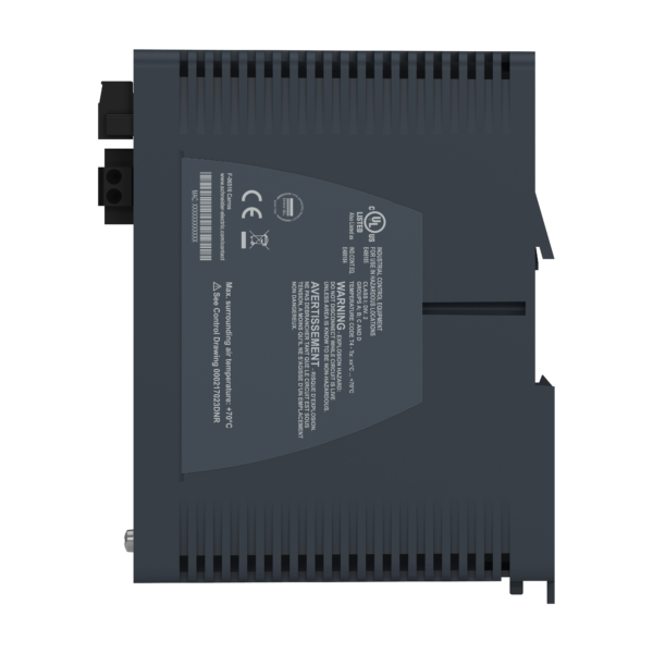 Modicon Managed Switch - 8 ports for copper + 2 ports for fiber optic multimode - Harsh - Schneider Electric - MCSESM103F2CU0H