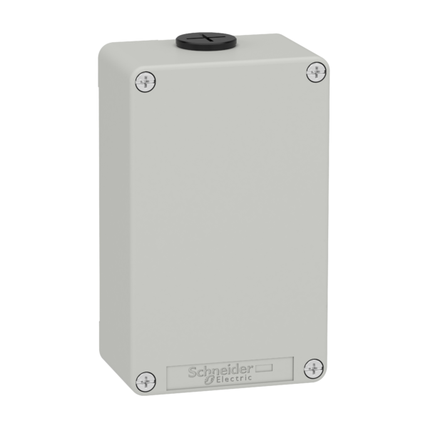 Harmony XAP, XB2 SL, Empty control station, zinc alloy, grey, M20, undrilled, 80 x 130 x 51,5, UL cULus - Schneider Electric - XAPD21