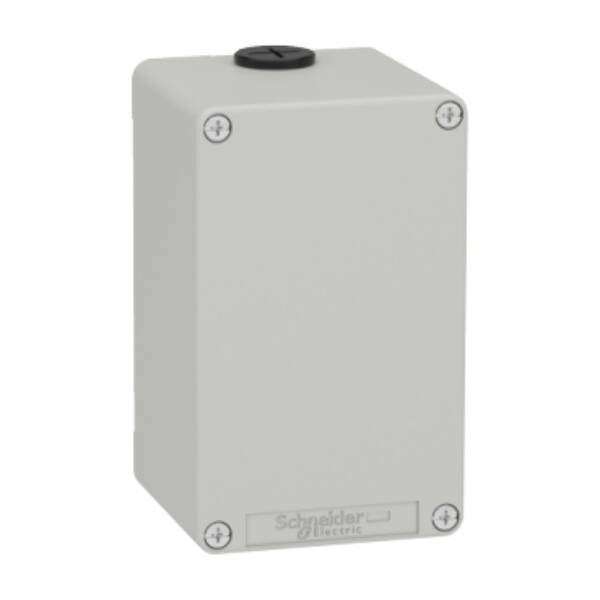 Harmony XAP, XB2 SL, Empty control station, zinc alloy, grey, M20, undrilled, 80 x 130 x 77, UL cULus - Schneider Electric - XAPD24