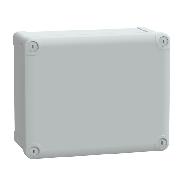 ABS box IP66 IK07 RAL7035 Int.H225W175D100 Ext.H241W191D128 Opaque cover H20 - Schneider Electric - NSYTBS241910