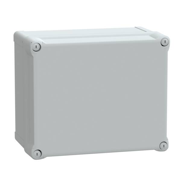 ABS box IP66 IK07 RAL7035 Int.H275W225D160 Ext.H291W241D168 Opaque cover H60 - Schneider Electric - NSYTBS292416H