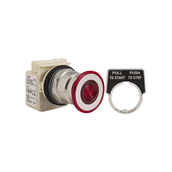 30MM 3 POSITION OPERATOR RED KNOB - Schneider Electric - 9001KR8P1R