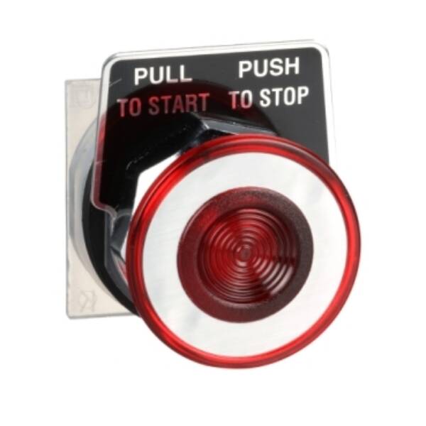 30MM PUSH-PULL OPERATOR RED KNOB - Schneider Electric - 9001KR9R