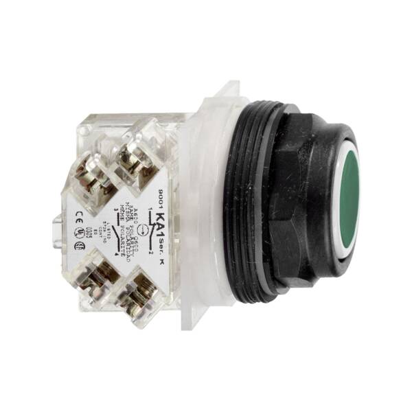 PUSHBUTTON 600VAC 10AMP 30MM SK +OPTIONS - Schneider Electric - 9001SKR1GH5