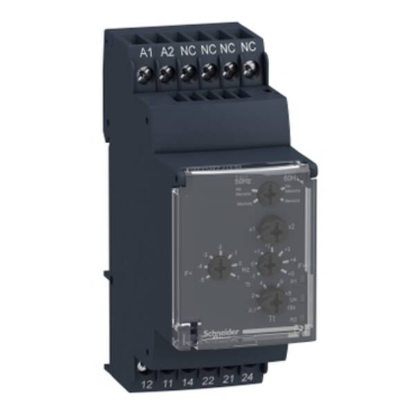 frequency control relay RM35-HZ - range 40..70 Hz - Schneider Electric - RM35HZ21FM