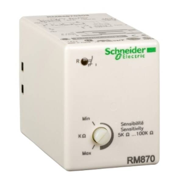 liquid level control relay RM84 - plug-in - 8 pins - 120 V AC - Schneider Electric - RM84870303