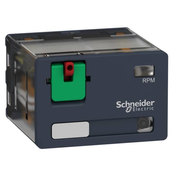 Power plug-in relay, 15 A, 4 CO, with LED, 24 V AC - Schneider Electric - RPM42B7