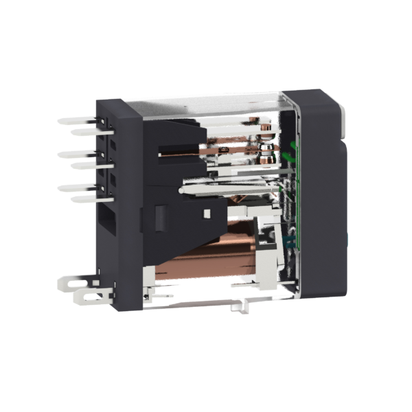 Interface plug-in relay, 5 A, 2 CO, lockable test button, LED, 110 V DC - Schneider Electric - RXG22FD