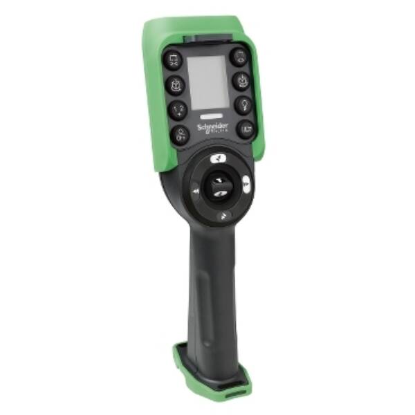 Remote control eXLhoist standard, 6 motion push buttons, 6 auxiliary push buttons, display - Schneider Electric - ZART12D