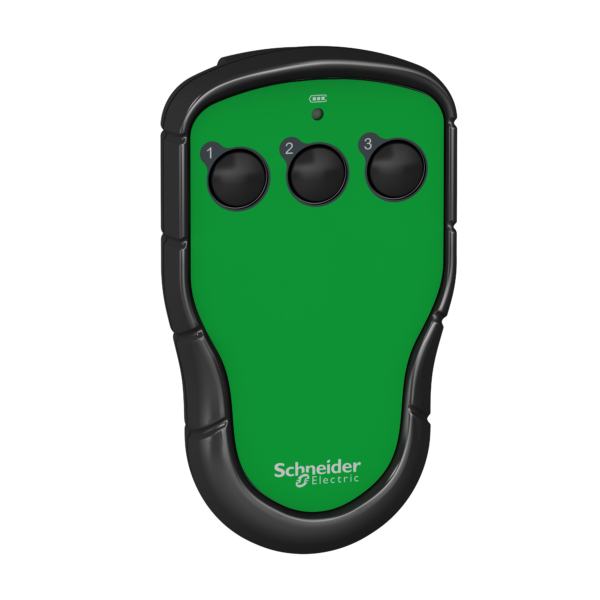 Transmitter, Harmony pocket remote, 3 single-step push buttons - Schneider Electric - ZART03