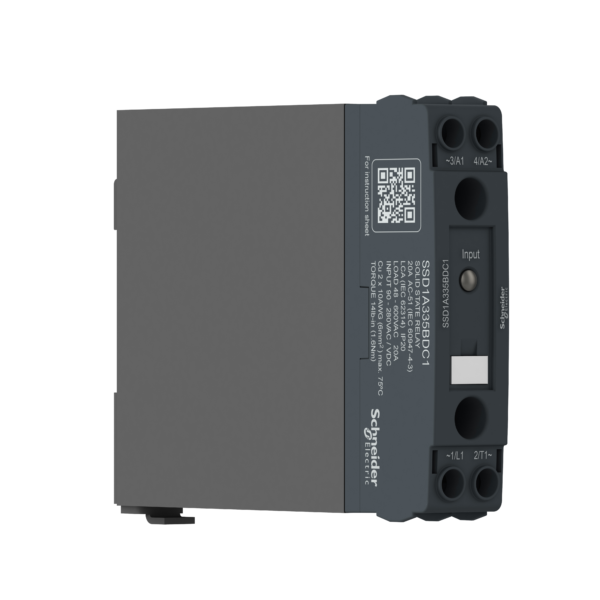 Harmony, Solid state relay, 20 A, DIN rail mount, DC switching, input 4…32 V DC,  output 1…150 V DC - Schneider Electric - SSD1D520BDC1