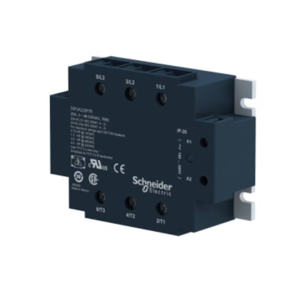 Solid state panel mount relay, 50 A, random switching, thermal pad, input 18…36 V AC, output 48…530 V AC - Schneider Electric - SSP3A250B7RT