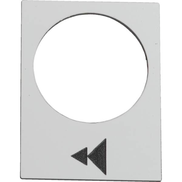 legend plate 30x40 mm - Schneider Electric - ZB2BY4904