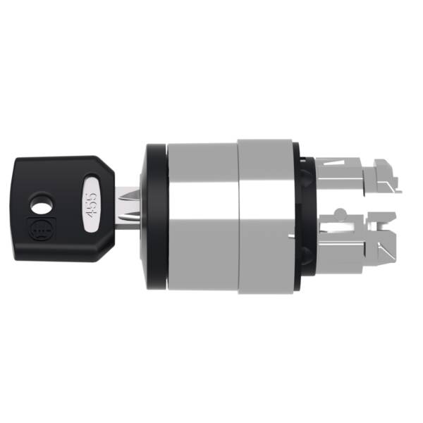 selector switch head Ø22 2-position stay put 4 multichips - Schneider Electric - ZB4BG2K