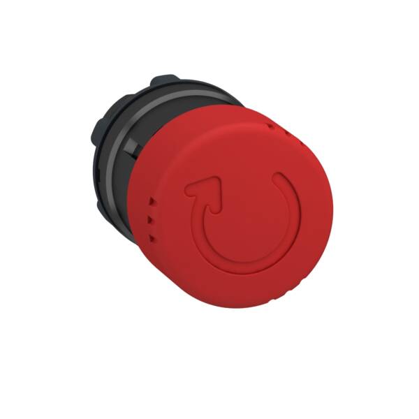 red Ø30 Emergency stop,switching off head Ø22 trigger and latching turn release - Schneider Electric - ZB4BS8347