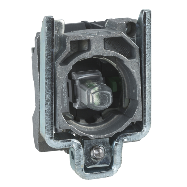 green light block with body/fixing collar with integral LED 110...120V 1NO - Schneider Electric - ZB4BW0G31