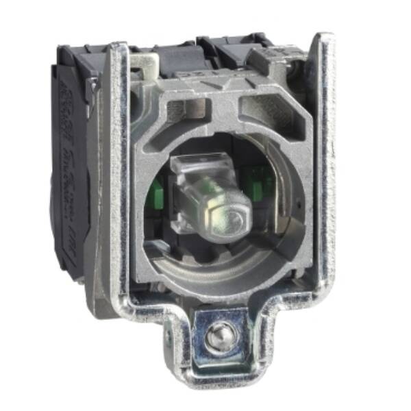 red light block with body/fixing collar with integral LED 230...240V 2NO - Schneider Electric - ZB4BW0M43