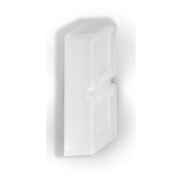 Silicone boot for flush double-headed push button Ø22, clear - Schneider Electric - ZBA708