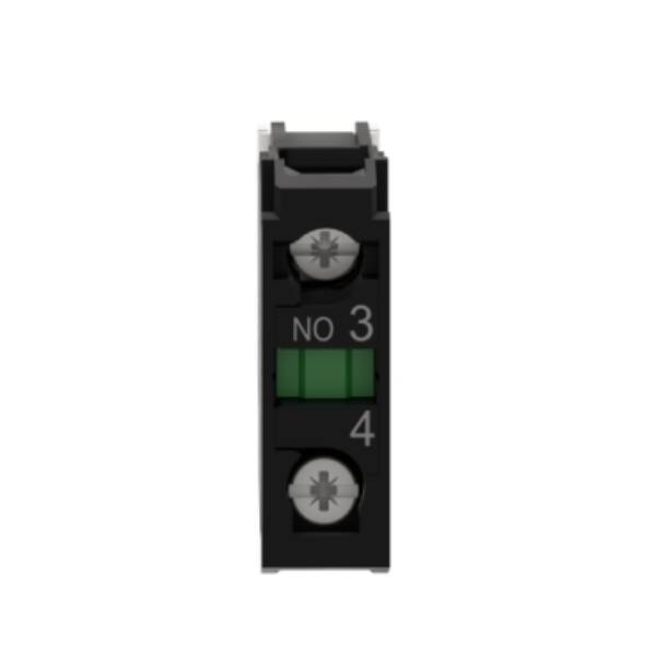 Harmony XB4, Single contact block, silver alloy, screw clamp terminal, 1 NO - Schneider Electric - ZBE101