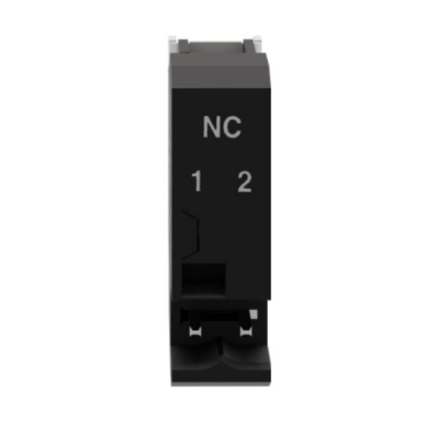 single contact block for head Ø22 1NC silver alloy for plug-in connector - Schneider Electric - ZBE1024