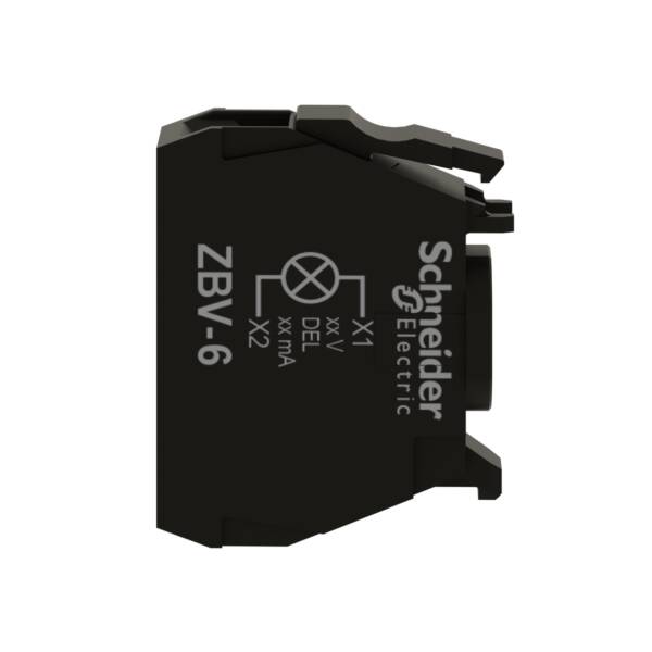 light block for head Ø22 for BA9s bulb 250V screw clamp terminals - Schneider Electric - ZBV6