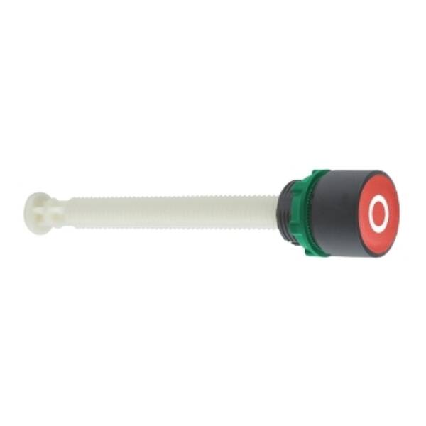 red flush reset pushbutton Ø22 marked O for 17...120 mm actuation distance - Schneider Electric - XB5AA84101